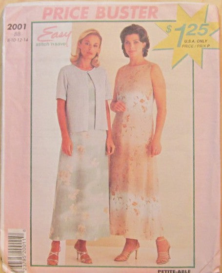 MISSES' DRESS AND JACKET