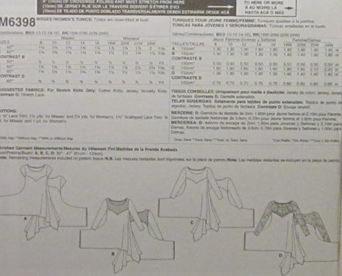 MISSES/WOMEN TUNICS