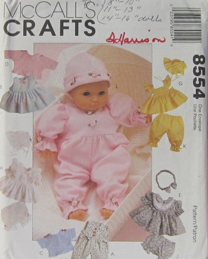 DOLL CLOTHES PACKAGE