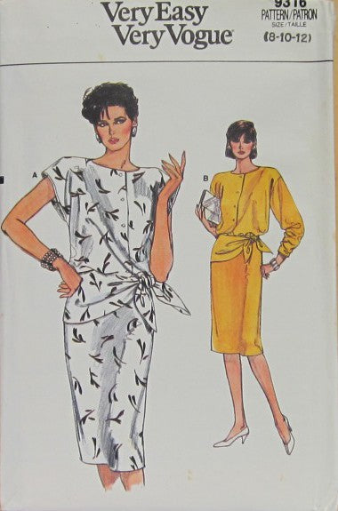 MISSES' TOP, SKIRT AND SLASH