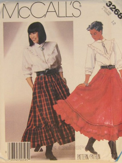 MISSES SHIRT AND SKIRT