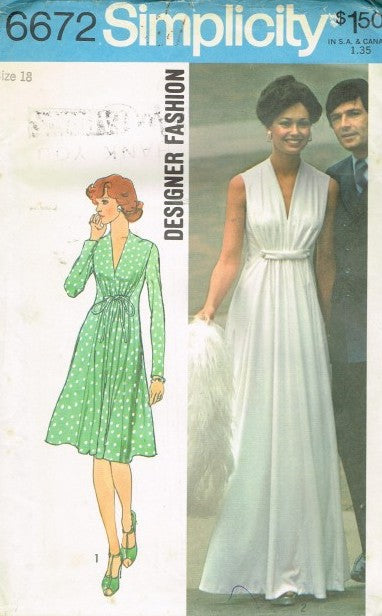 MISSES DRESS IN TWO LENGTHS DESIGNER FASHION