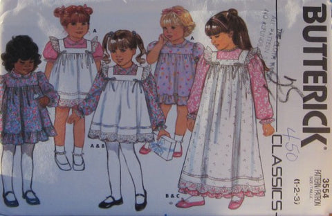 TODDLERS/CHILDRENS DRESS AND PINAFORE