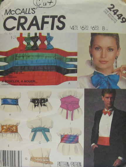 BELT AND TIE PACKAGE (CUT)