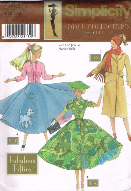 DOLL CLOTHES FOR 11 1/2 (29CM) FASHION DOLL