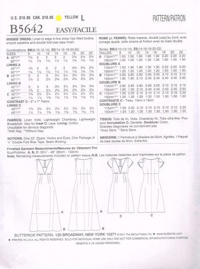MISSES' DRESS