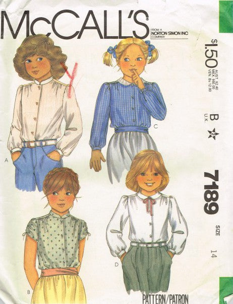 CHILDREN'S AND GIRLS' BLOUSES