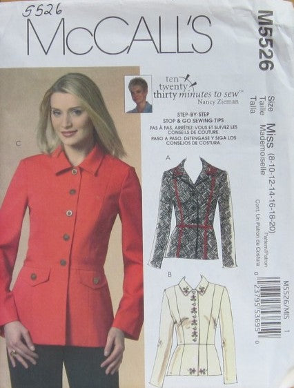 MISSES'/MISS PETITE JACKET IN TWO LENGTHS