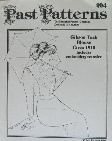 PAST PATTERNS GIBSON TUCK BLOUSE