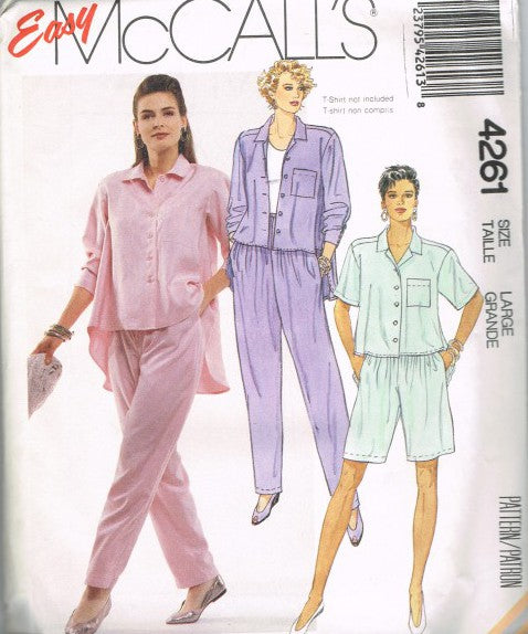 MISSES' BLOUSE, PANTS AND SHORTS`