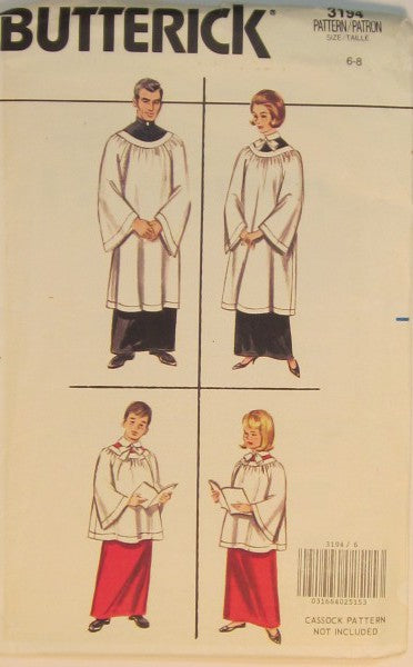 CHOIR ROBES– Sewing Patterns House