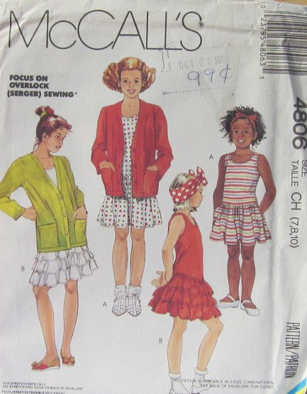 CHILDREN'S AND GIRLS' JACKET AND DRESS
