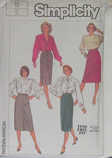 MISSES' SLIM SKIRT IN TWO LENGTHS