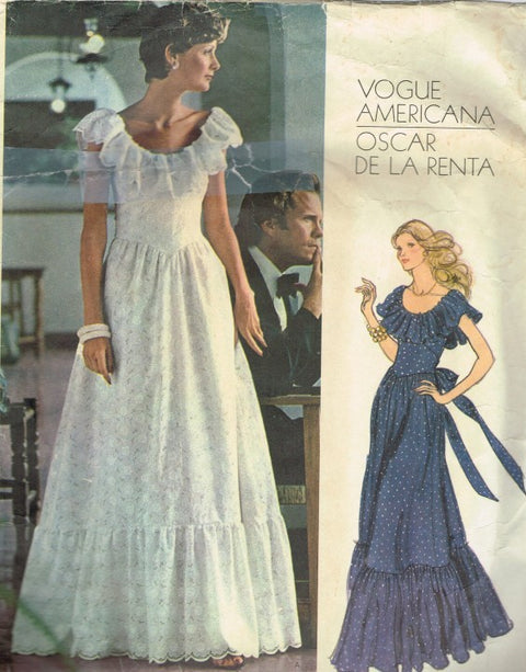 MISSES EVENING DRESS  CUT
