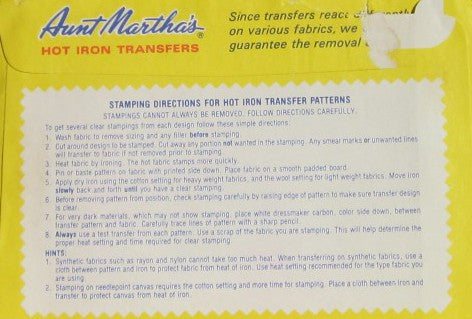 HOT IRON TRANSFERS