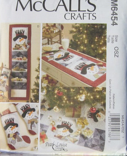 STOCKING TABLE RUNNER TREE SKIRT AND CARD HOLDER