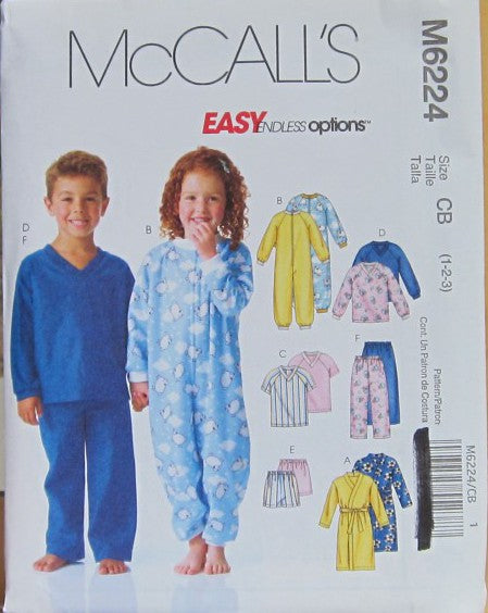 TODDLERS' AND CHILDREN'S ROBE, BELT, JUMPSUIT, TOP, SHORTS AND