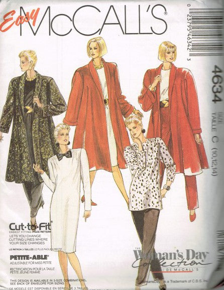 MISSES' UNLINED COAT, DRESSES, TUNIC AND PANTS
