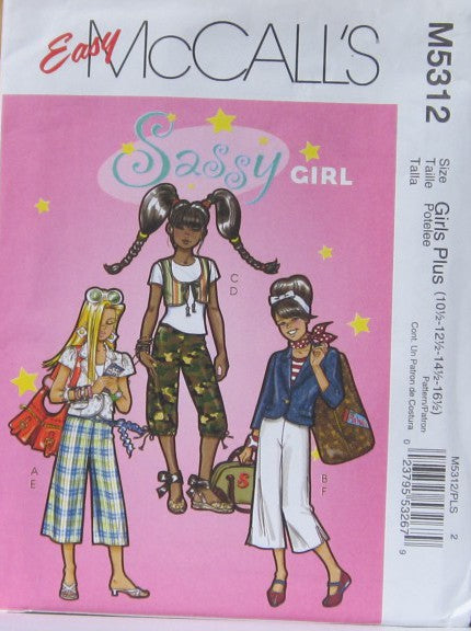 GIRLS AND GIRLS PLUS JACKET VEST AND PANTS