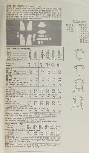 CHILDRENS AND GIRLS TOPS