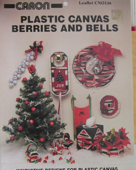 PLASTIC CANVAS BERRIES AND BELLS