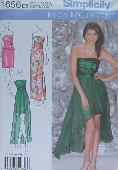MISSES SPECIAL OCCASION DRESS WITH SKIRT AND LENGTH VARIATION