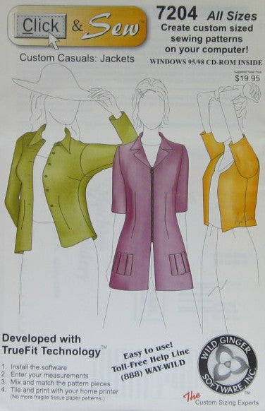CUSTOM CLASSICS: JACKETS CLICK AND SEW