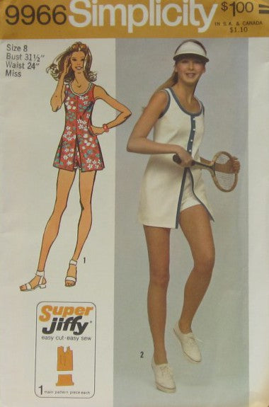 MISSES' SUPER JIFFY MINI-DRESS AND SHORT SHORTS