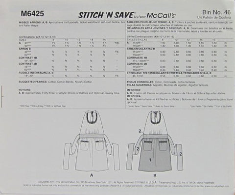 MISSES' APRONS