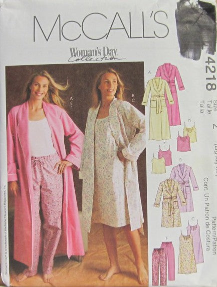 MISSES'/MISS PETITE ROBE IN TWO LENGTHS, NIGHTGOWN, TOPS AND