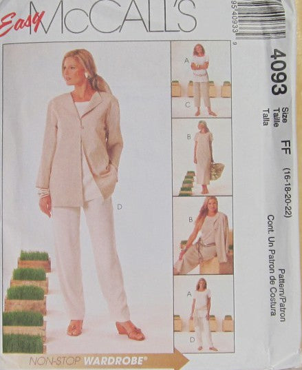 MISSES/MISS PETITE JACKET TUNIC DRESS AND PANTS