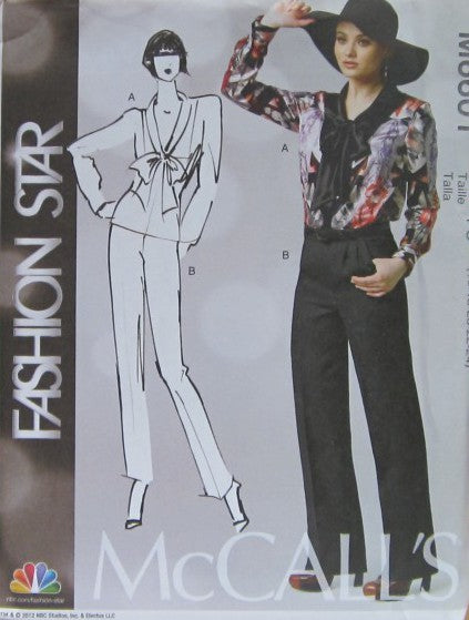 MISSES' BLOUSE AND PANTS