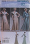 MISSES EVENING GOWN WITH SLEEVE VARIATIONS