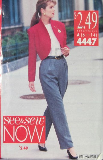 MISSES JACKET PANTS AND TOP