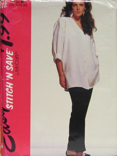 MISSES' SHIRT AND PANTS