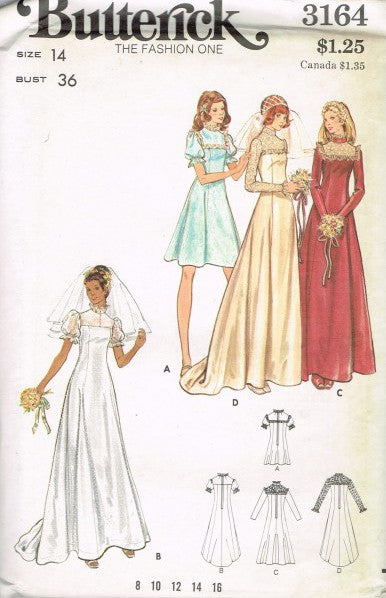 MISSES' BRIDAL DRESS