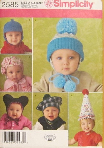 BABY HATS IN THREE SIZES