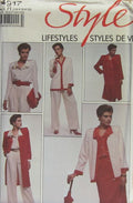 MISSES DUSTER COAT OR CARDIGAN BLOUSE SKIRT AND TROUSERS