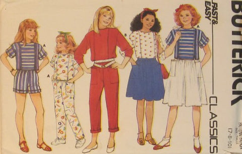 CHILDRENS AND GIRLS TOP PANTS SHORTS AND SKIRT