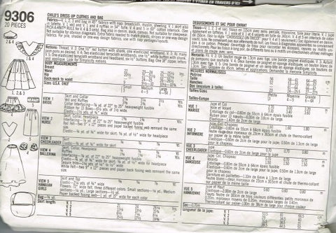 CHILDS DRESS UP CLOTHES AND BAG