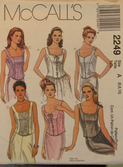 MISSES LINEDBUSTIER TOPS