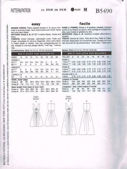 MISSES' DRESS