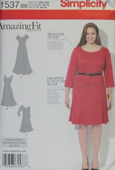MISSES WOMEMS DRESS IN THREE LENGTHS WITH INDIVIDUAL PATTERN