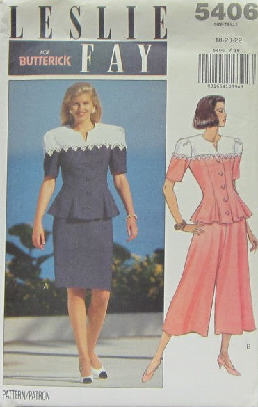 MISSES' TOP, SKIRT AND SPLIT SKIRT
