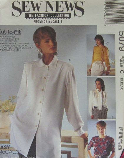 MISSES BLOUSE AND SCARF