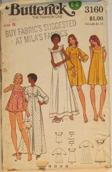 MISSES GOWN AND ROBE SAME AS 5744