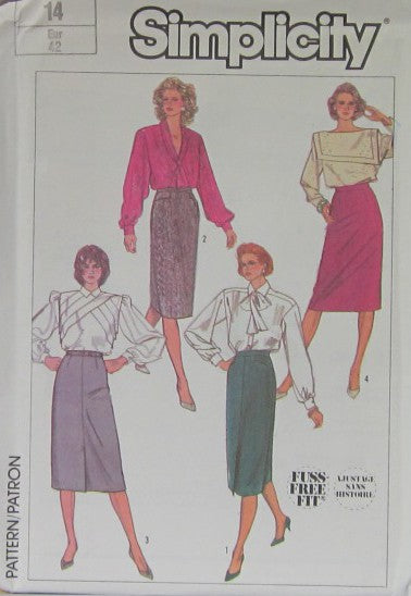 MISSES' SLIM SKIRT IN TWO LENGTHS
