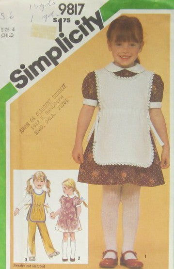 CHILDS DRESS TABARD AND PANTS