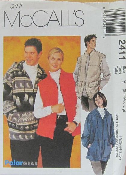 MISSES' AND MEN'S UNLINED JACKET AND VEST