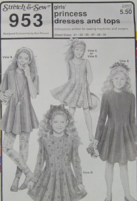 GIRLS PRINCESS DRESS AND TOPS